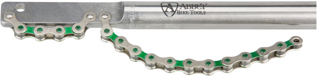 Abbey Bike Tools Latiguillo de cadena para bicicleta de pista Whip-It Track Chain Whip - silver/universal
