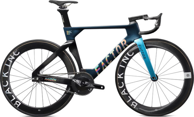 Factor Raiden Carbon Trackbike - electric blue/28"/M/165,0 mm/40 mm