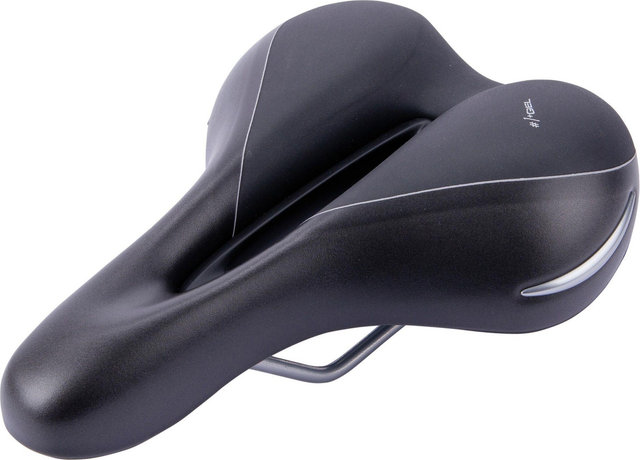 CONTEC Elliptic+ Men's Saddle - black-silver | 199 mm | 269 mm