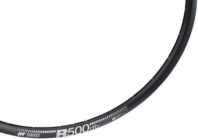 Jante R 500 DB Disc Road - noir/28" / 28 trous