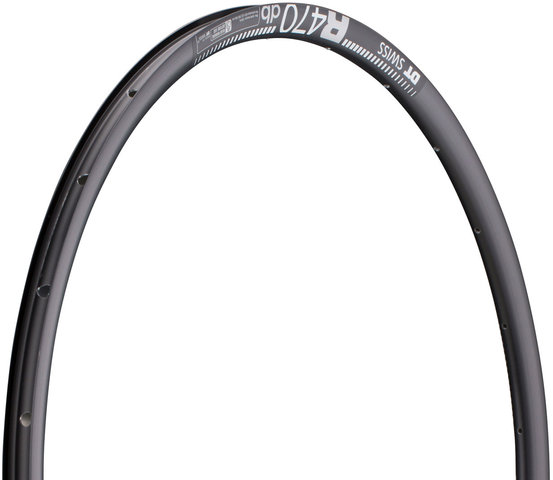 DT Swiss R 470 Disc Road Rim - black/28" / 24 hole