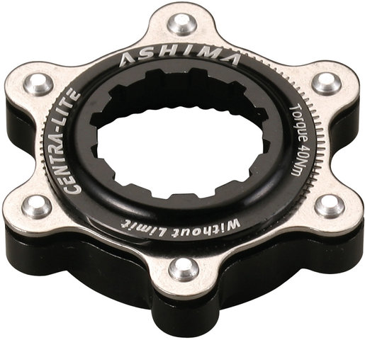 ASHIMA Centra-Lite AC02 Brake Rotor Adapter 6-bolt to Center Lock - black/universal