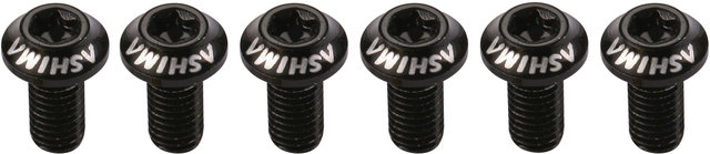 Tornillos de fijación de aluminio para discos de frenos - black/universal