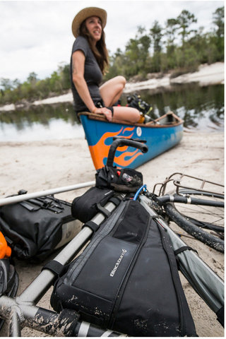 Bolsa de cuadro Outpost Frame Bag - negro/small