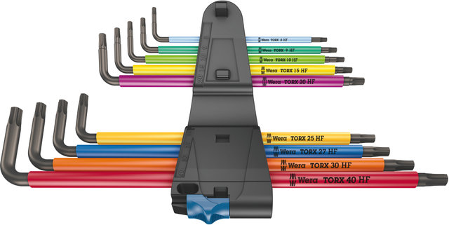 Juego de llaves acodadas Torx XL con función de retención - multicolour/universal