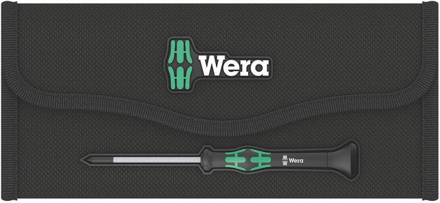 Wera Juego de destornilladores electrónicos Kraftform Micro 12 - negro-verde/universal