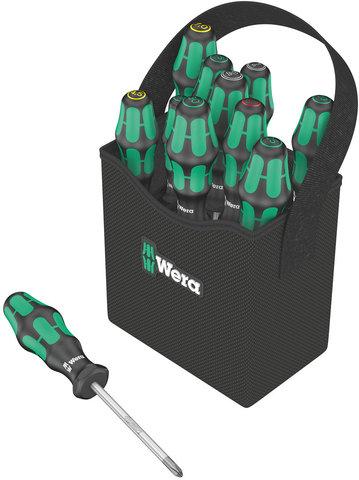 Wera Juego de destornilladores Kraftform 2go 300 - negro-verde/universal