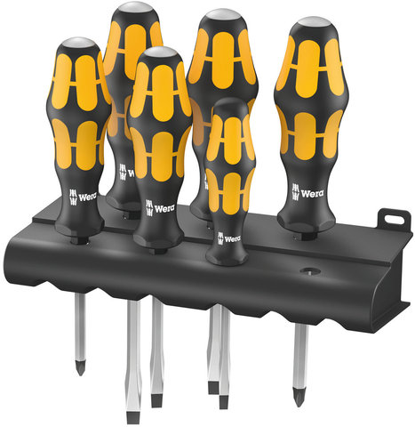 Wera Juego de destornilladores Kraftform Schraubmeißel 932/6 - negro-amarillo/universal