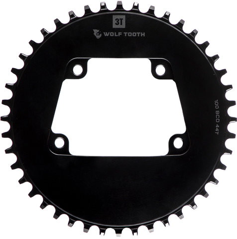 3T Plateau Torno - black/44 dents