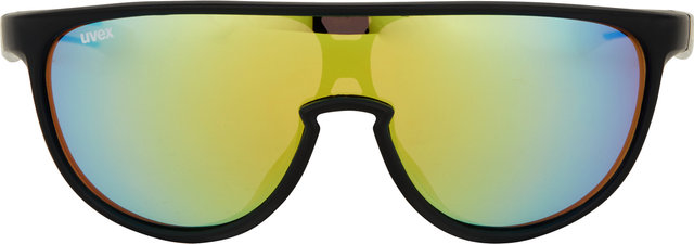 uvex sportstyle 515 Kids Sportbrille - black matt/mirror yellow