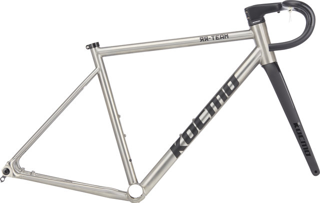 KOCMO RR Team Disc Titan Road Rahmenkit - titan satin/54 cm, 105 mm × 39 cm