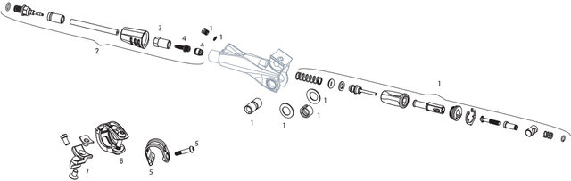 SRAM Repuesto de palancas cambios XX (2013-2016) / XX World Cup (2012-2016) - 1/universal