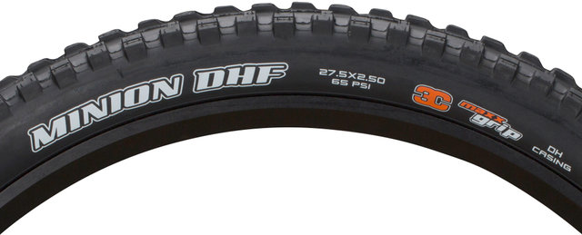 Maxxis Minion DHF 3C MaxxGrip Downhill WT TR 27.5" Folding Tyre - black/27.5x2.5