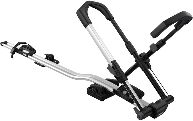 Thule UpRide bike rack for roof transport without frame contact bike components