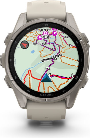 Garmin fēnix 9 AMOLED Sapphire DLC Titanium 43 mm Multisport Smartwatch - 