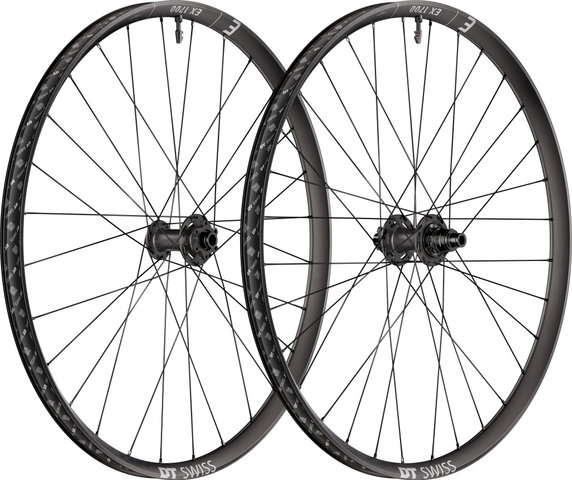 DT Swiss Juego de ruedas EX 1700 Spline 30 Disco 6 agujeros 27,5" - negro | SRAM XD | 27,5" (650B) | Boost | Boost | 110 mm | 148 mm