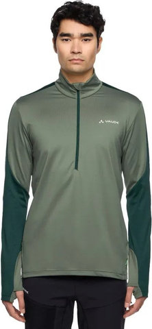 VAUDE Suéter de fleece para hombres Mens Livigno Halfzip II - agave/S