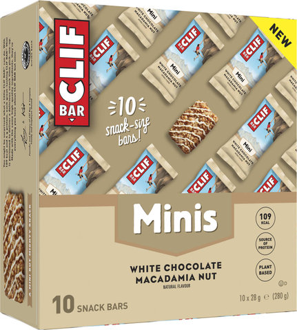 CLIF Bar Mini Energieriegel - 10 Stück - white chocolate macadamia