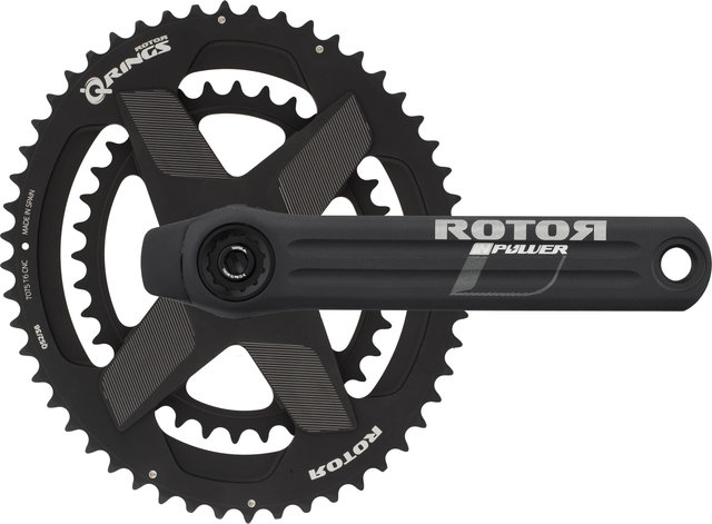 Rotor Set de Pédalier à Capteur INPower DM Road avec Spidering, Q-Rings - schwarz | 175,0 mm | 36-52