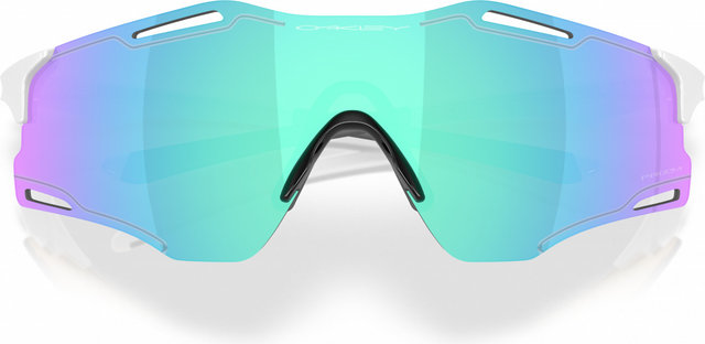 Oakley Cybr Zero Sportbrille - polished white | prizm sapphire