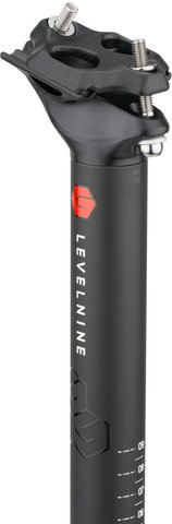 LEVELNINE Team Carbon Sattelstütze 350 mm - black/31,6 mm / 350 mm / SB 12 mm