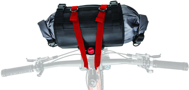 Blackburn Rouleau de Guidon Outpost Handlebar Roll + Sac Drybag - noir-rouge-gris/universal