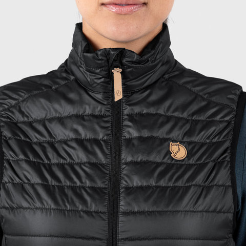 Fjällräven Women's Abisko Padded Outdoor Vest - black | L