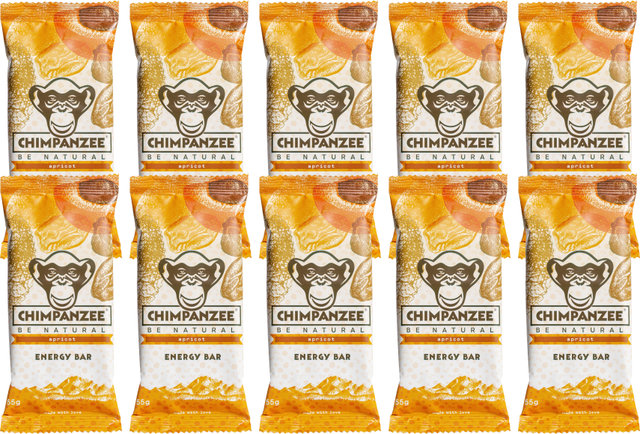 Chimpanzee Barrita Energy Bar - 10 unidades - apricot/550 g