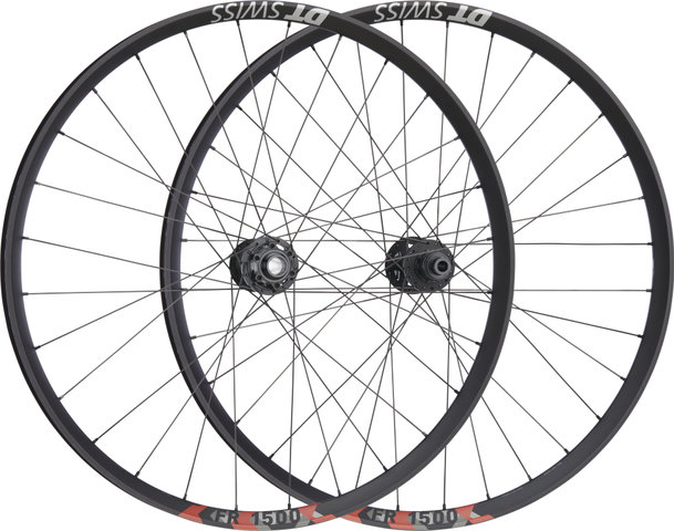 DT Swiss FR 1500 Classic 30 Super Boost Disc 6-Loch 27,5" Laufradsatz - schwarz/Boost/157 mm/110 mm/Super Boost/27,5" (650B)/110 mm/110 mm/157 mm/Shimano MTB