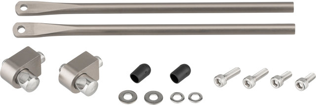 tubus Set de montaje superior - titanio/190 mm