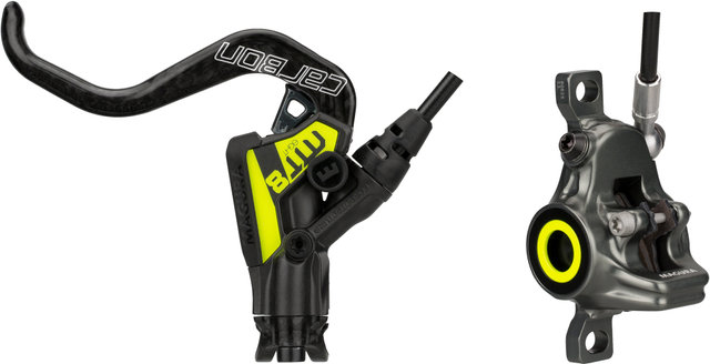 Magura MT8 SL Carbotecture Disc Brake - mystic grey-neon yellow/universal