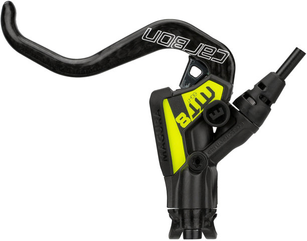 Magura MT8 SL Carbotecture Disc Brake - mystic grey-neon yellow/universal