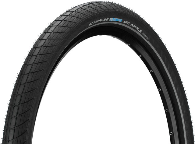 Schwalbe Cubierta de alambre Big Apple Performance 20" - negro-reflejante/20x2,15 (55-406)