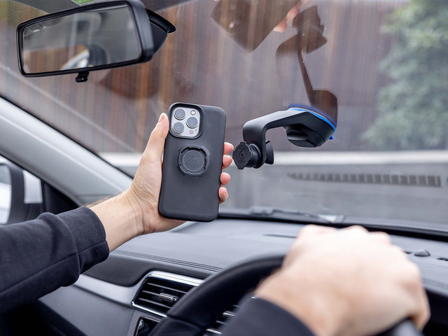 Quad Lock Suction mount for windshield / dashboard - black