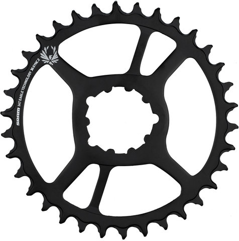 SRAM Kettenblatt X-Sync 2 ST Direct Mount 6 mm für SRAM Eagle - black/34 Zähne