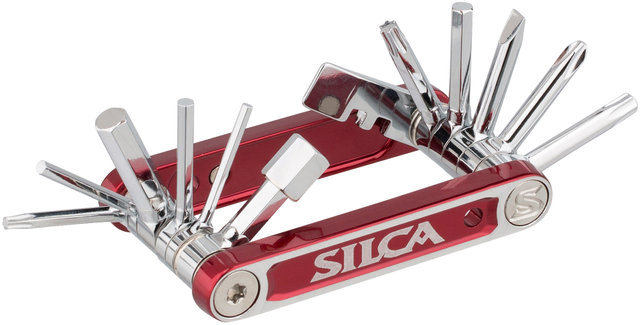 SILCA Italian Army Knife Tredici Multi-tool - red-silver/universal