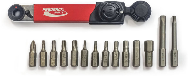 Feedback Sports RANGE Torque Wrench w/ Bit Set - red-black/2-10 Nm