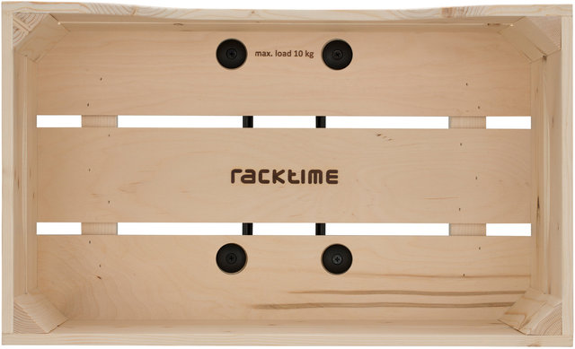 Racktime Woodpacker Wooden Box - universal/25 litres