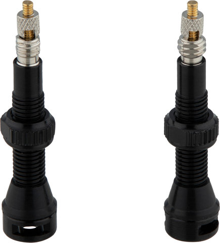 tune Válvula tubeless en set de 2 - negro/SV 35 mm