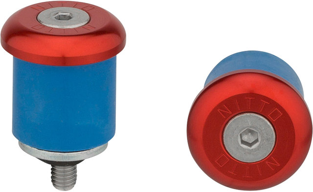 NITTO EC-01 Handlebar End Plugs - red/universal