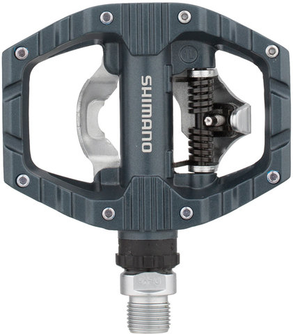 Shimano Pédales à Clip / à Plateforme PD-EH500 - gris foncé/universal