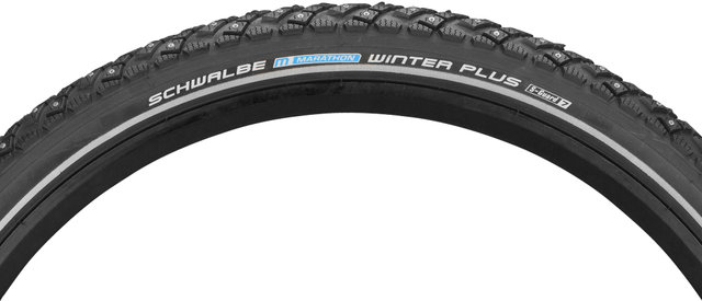 Schwalbe Marathon Winter Plus 20" Wired Spike Tyre - black-reflective/20x1.6 (42-406)