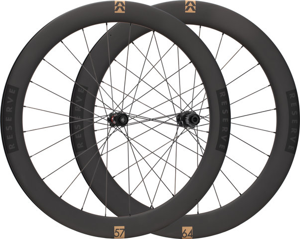 Reserve 57|64 Turbulent Aero/DT 240 Carbon Disc Center-Lock 28" - black | Shimano Road | 142 mm | 100 mm | Non Boost | Non Boost | 28"