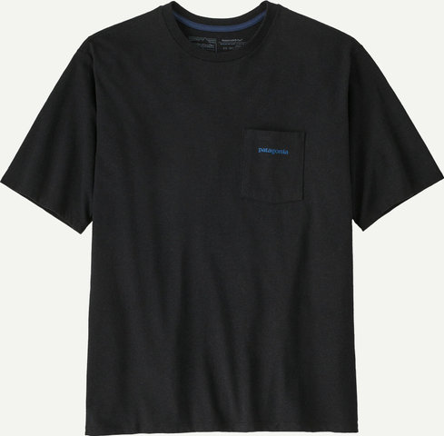 Patagonia T-shirt homme Boardshort Logo Pocket Responsibili-Tee - ink black | S