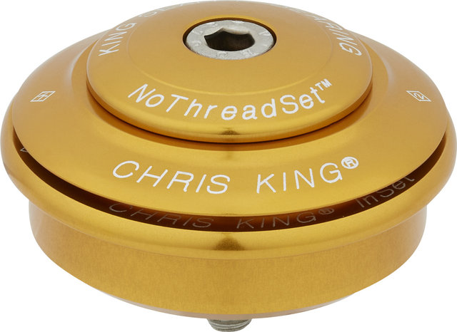 Chris King Juego de dirección InSet i2 ZS44/28,6 - ZS56/40 GripLock - gold/1 1/8" - 1,5" tapered/ZS44/28,6 - ZS56/40