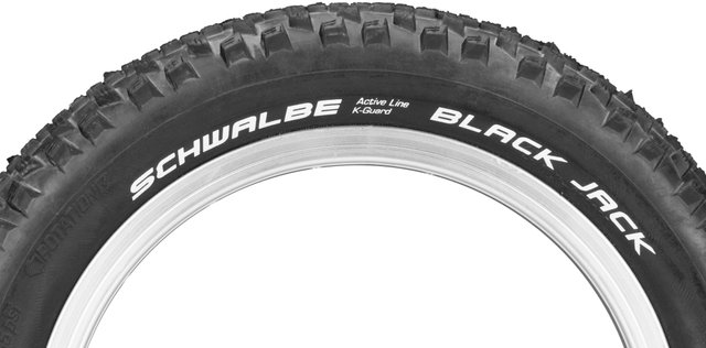 FREE TUBE Bike Tyres 12" x 1.90 Schwalbe BLACK JACK Puncture Resistant Pram 