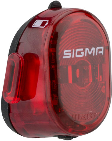 Sigma Set iluminación luz del. Aura 60 + luz trasera Nugget II LED c. StVZO - negro/universal