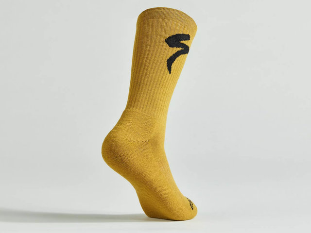 Specialized Chaussettes Merino Midweight Tall Logo - harvest gold/36 - 39