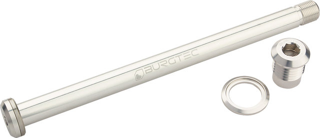 Burgtec Eje pasante trasero para Yeti MTB - rhodium silver/148 mm