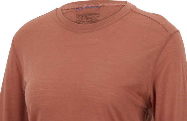 Patagonia Shirt pour Dames Capilene Cool Merino L/S - burl red/S